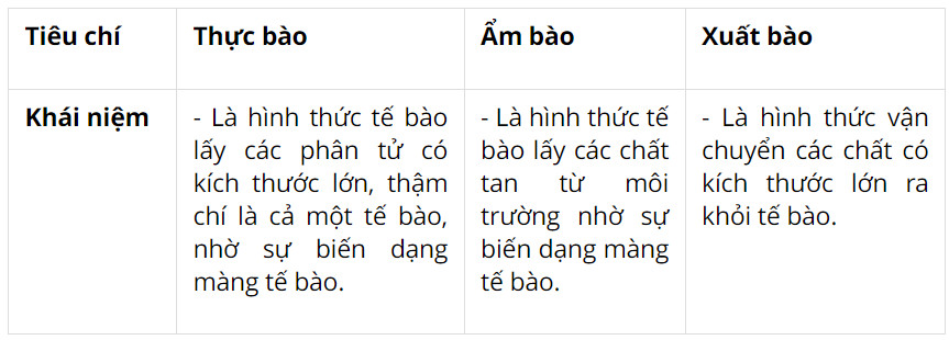 Sinh học 10 Kết nối tri thức Bài 10: Trao đổi chất qua màng tế bào (Giải, Sơ đồ tư duy, Trắc nghiệm)