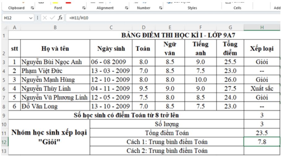 Hoạt động 2 trang 45 Tin học 9