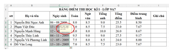 Hoạt động trang 36 Tin học 9