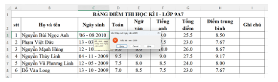 Hoạt động trang 36 Tin học 9